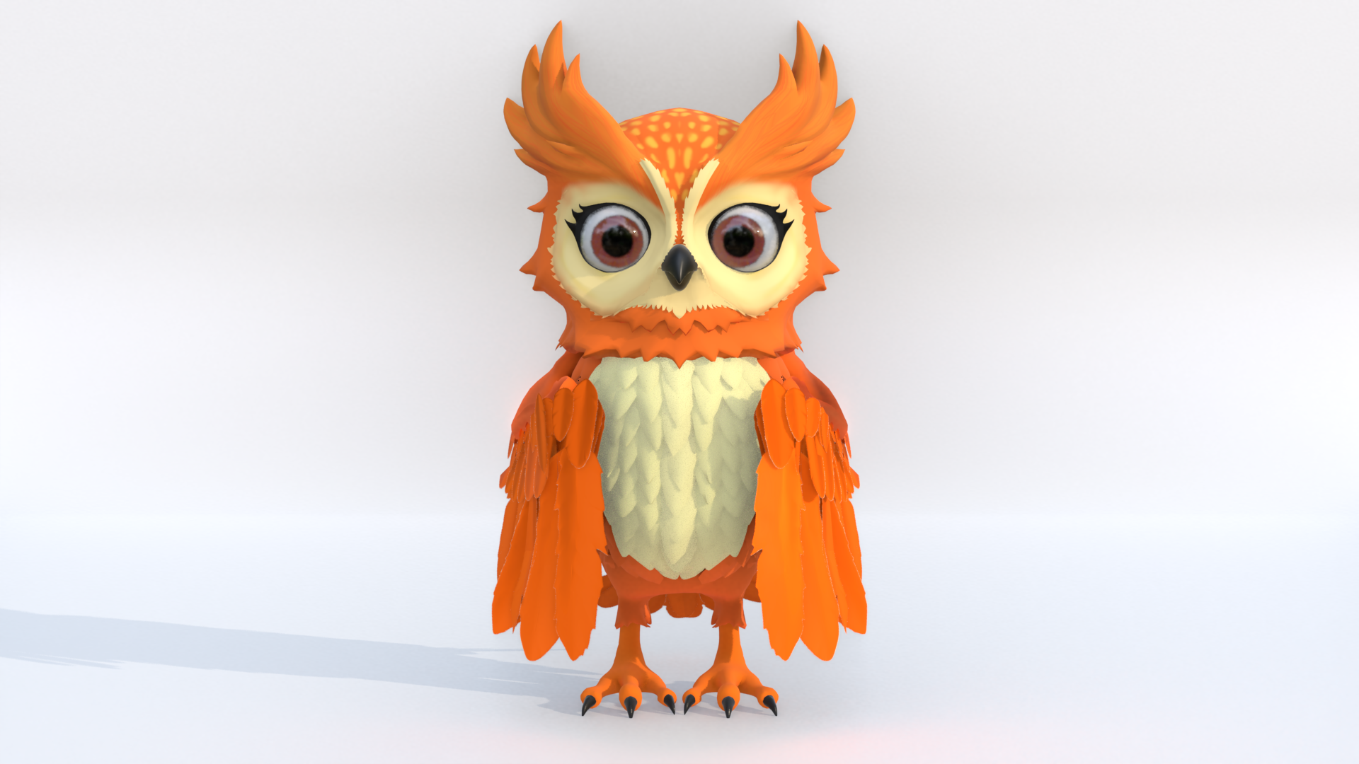 Owl character render